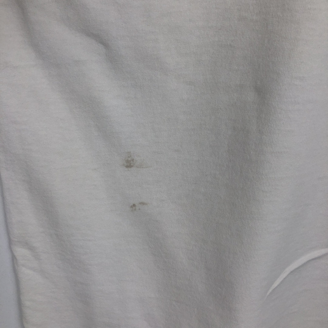 90'S Fruit of the Loom Heavy Cotton Print T-Shirt, Made in USA, Men's Size XL (approx.) cotton white type Vintage Second Hand