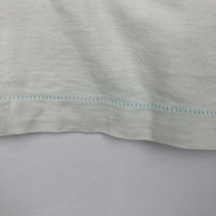 80'S ONEITA POWER-T Advertising T-Shirt, Made in USA, Men's Size M (Equivalent), Vintage cotton white type Vintage Second Hand