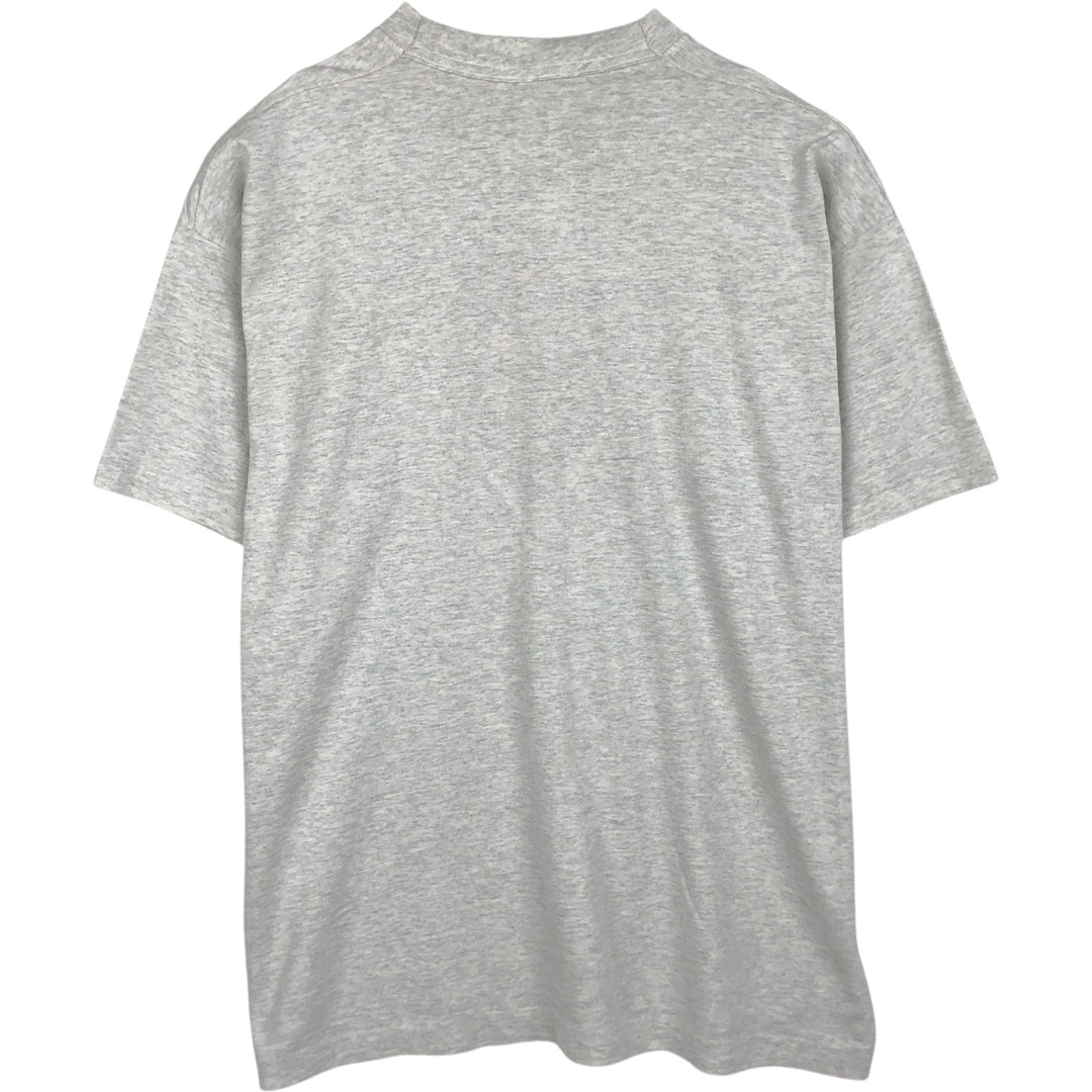 90'S Fruit of the Loom Best Print T-Shirt, Made in USA, Men's Size XL (approx.) cotton pale white type Vintage Second Hand