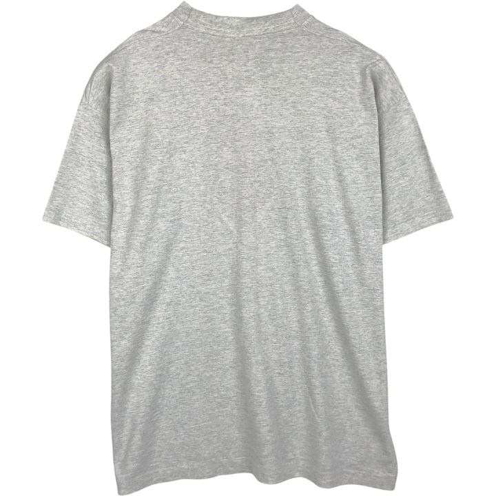 90'S Fruit of the Loom Best Print T-Shirt, Made in USA, Men's Size XL (approx.) cotton pale white type Vintage Second Hand