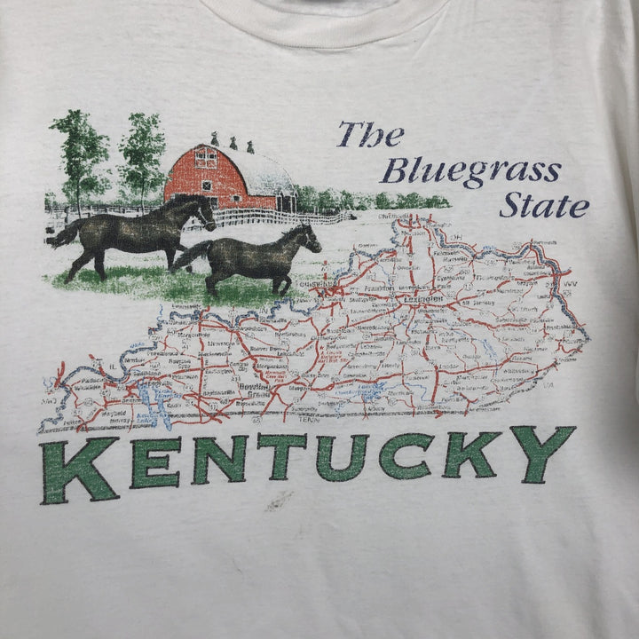 Vintage 90'S TULTEX printed T-shirt, men's XXL size cotton white type Vintage Second Hand
