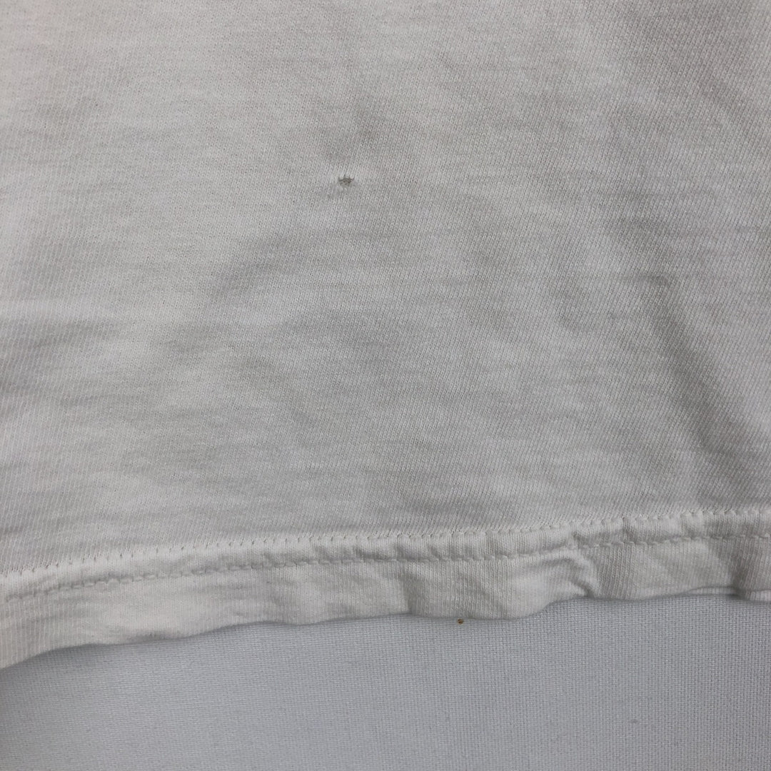 Vintage 90'S TULTEX printed T-shirt, men's XXL size cotton white type Vintage Second Hand