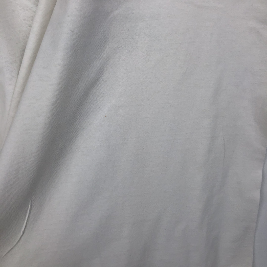 Vintage 90'S TULTEX printed T-shirt, men's XXL size cotton white type Vintage Second Hand