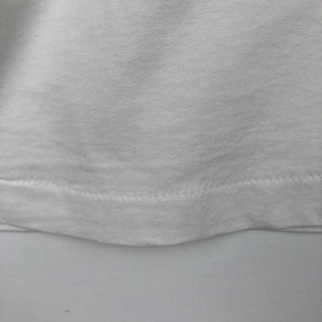 90'S Fruit of the Loom Best Print T-Shirt, Made in USA, Men's Size XL (approx.) cotton white type Vintage Second Hand