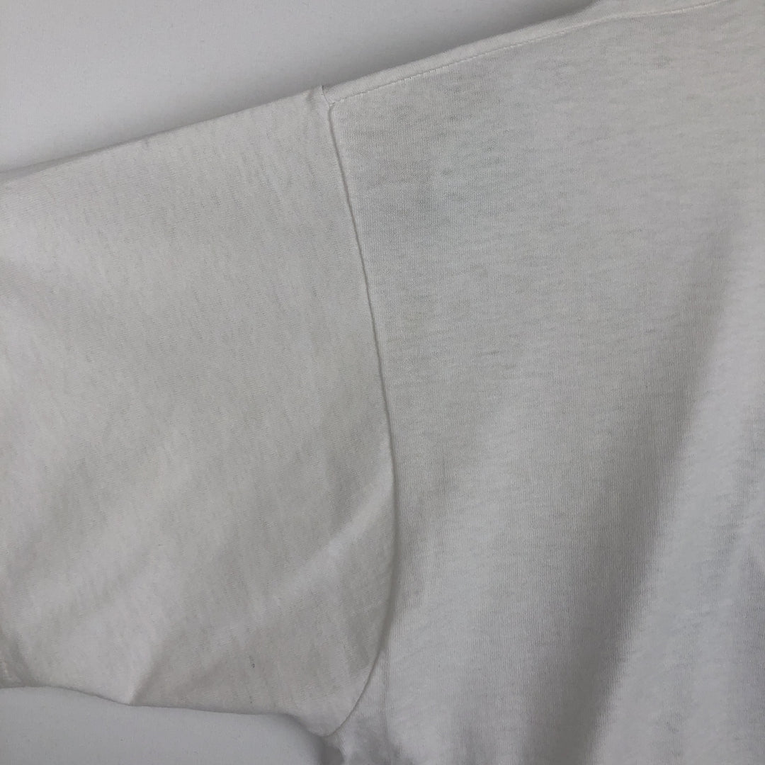 90'S Fruit of the Loom Best Print T-Shirt, Made in USA, Men's Size XL (approx.) cotton white type Vintage Second Hand
