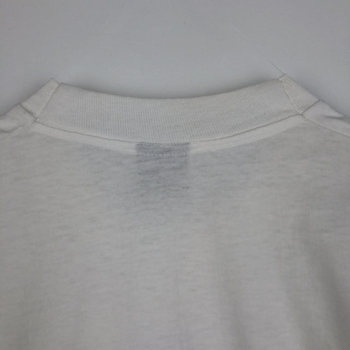 90'S Fruit of the Loom Best Print T-Shirt, Made in USA, Men's Size XL (approx.) cotton white type Vintage Second Hand