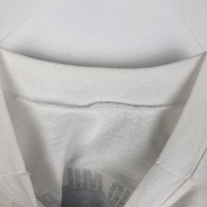 90'S Fruit of the Loom Best Print T-Shirt, Made in USA, Men's Size XL (approx.) cotton white type Vintage Second Hand