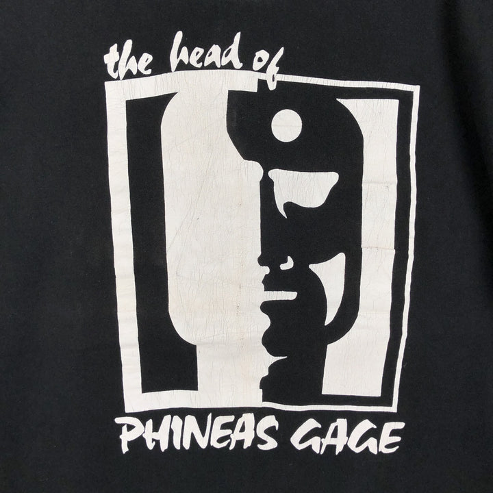 90'S Fruit of the Loom Art T-Shirt, Made in USA, Men's XL equivalent, Vintage cotton black type Vintage Second Hand
