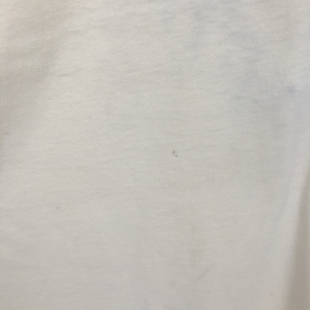 80'S Hanes BEEFY-T Fish Print T-Shirt, Made in USA, Men's XL (approx.), Vintage cotton unbleached Vintage Second Hand