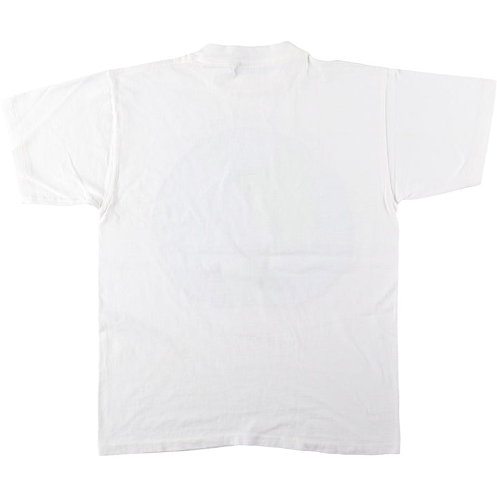 80'S Gravity Graphics Print T-Shirt, Made in USA, Men's Size L (Equivalent), Vintage cotton white type Vintage Second Hand