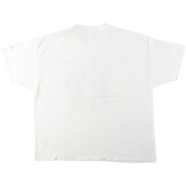 90'S Hanes IAMS Advertising T-Shirt, Made in USA, Men's XXL equivalent, Vintage cotton white type Vintage Second Hand