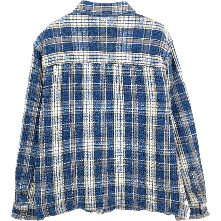 BDG Check Pattern Cotton Jacket, Women's Size M (approx.) cotton blue type Vintage Second Hand