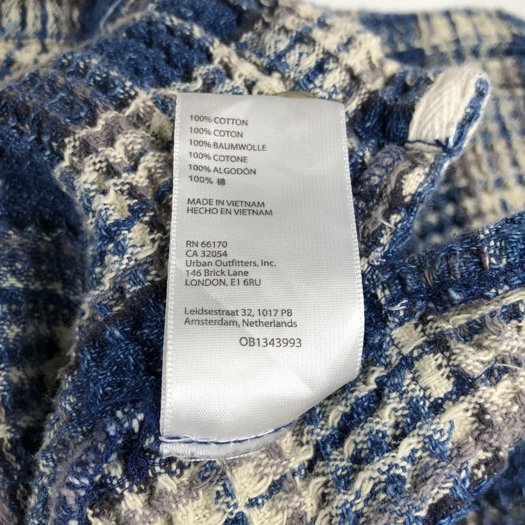 BDG Check Pattern Cotton Jacket, Women's Size M (approx.) cotton blue type Vintage Second Hand