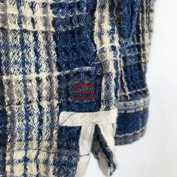 BDG Check Pattern Cotton Jacket, Women's Size M (approx.) cotton blue type Vintage Second Hand