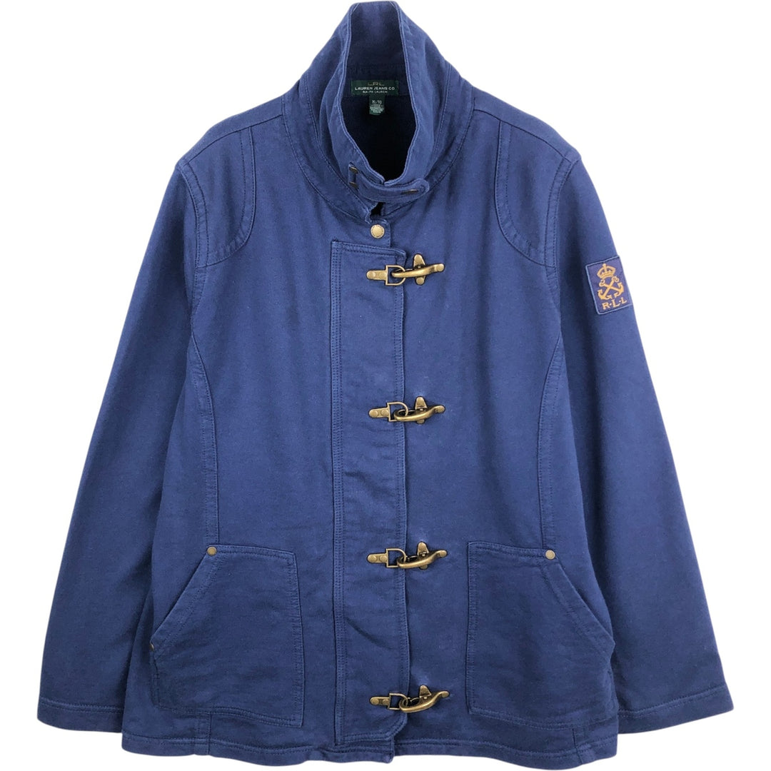 Ralph Lauren LRL LAUREN JEANS COMPANY Fireman Jacket, Women's Size XL (approx.) cotton Navy blue Vintage Second Hand