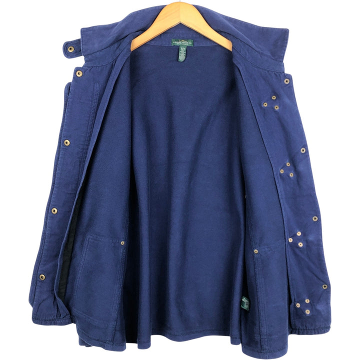Ralph Lauren LRL LAUREN JEANS COMPANY Fireman Jacket, Women's Size XL (approx.) cotton Navy blue Vintage Second Hand
