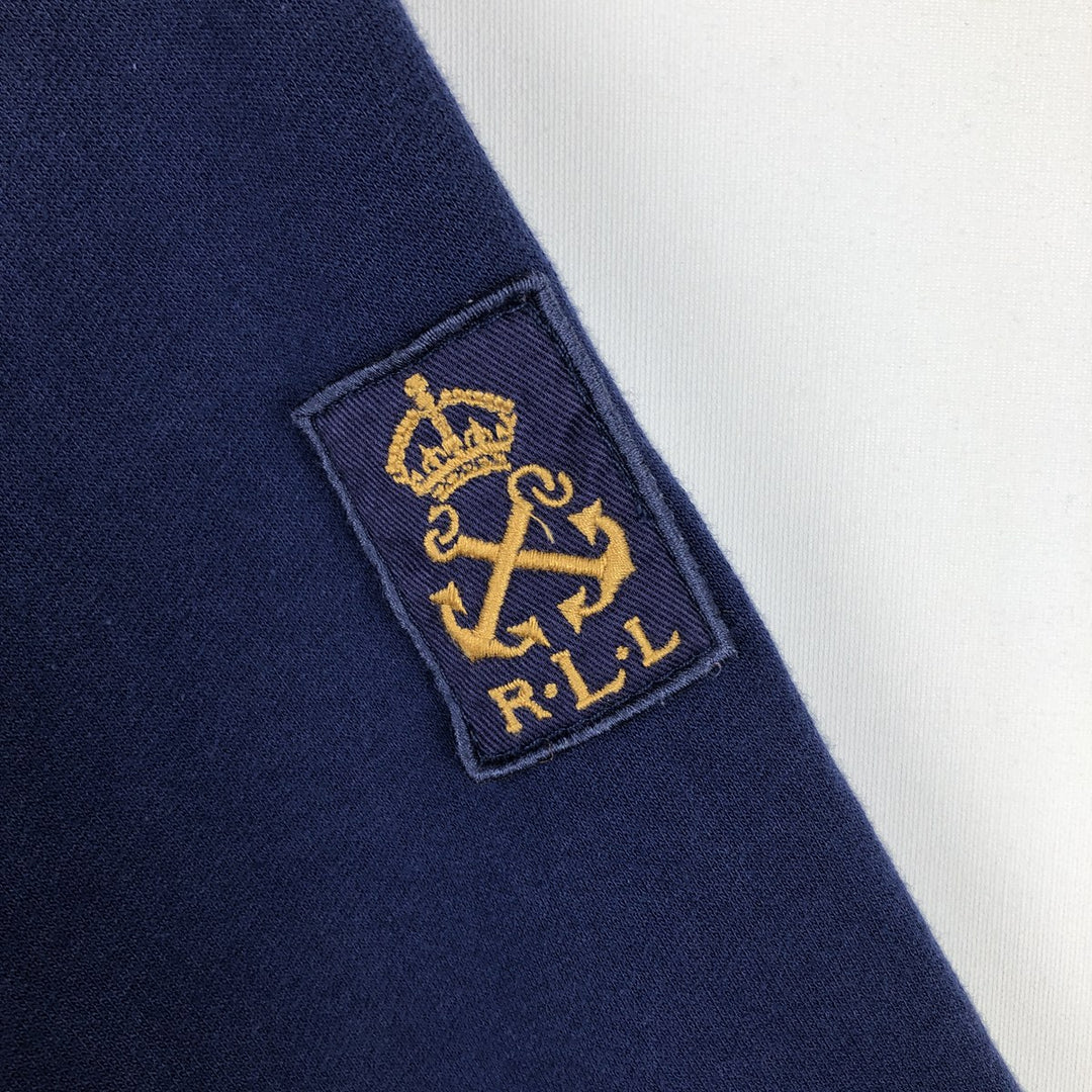 Ralph Lauren LRL LAUREN JEANS COMPANY Fireman Jacket, Women's Size XL (approx.) cotton Navy blue Vintage Second Hand
