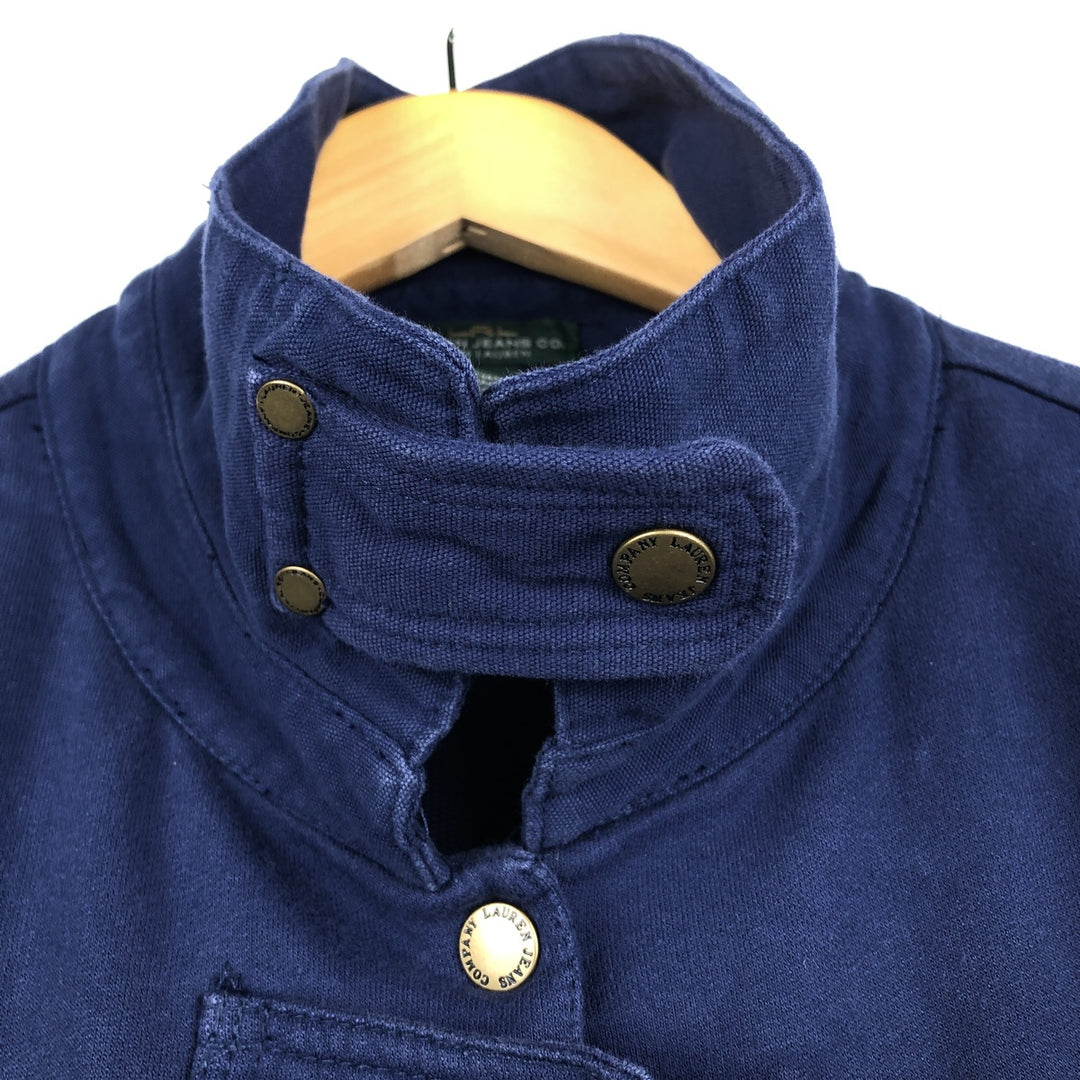 Ralph Lauren LRL LAUREN JEANS COMPANY Fireman Jacket, Women's Size XL (approx.) cotton Navy blue Vintage Second Hand