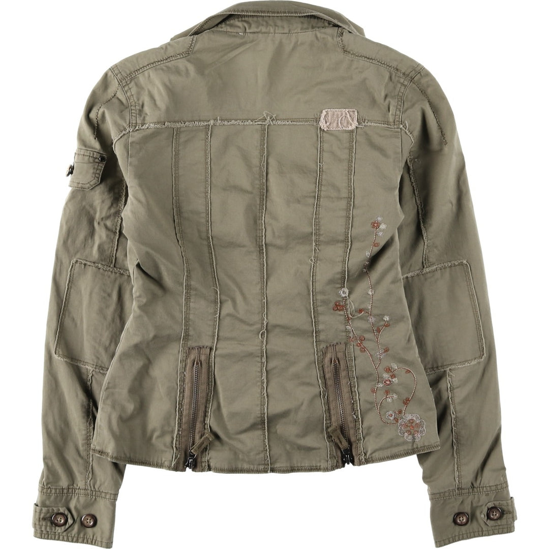 Triple Five Soul Cotton Jacket (Women's Size S) cotton Khaki type Vintage Second Hand