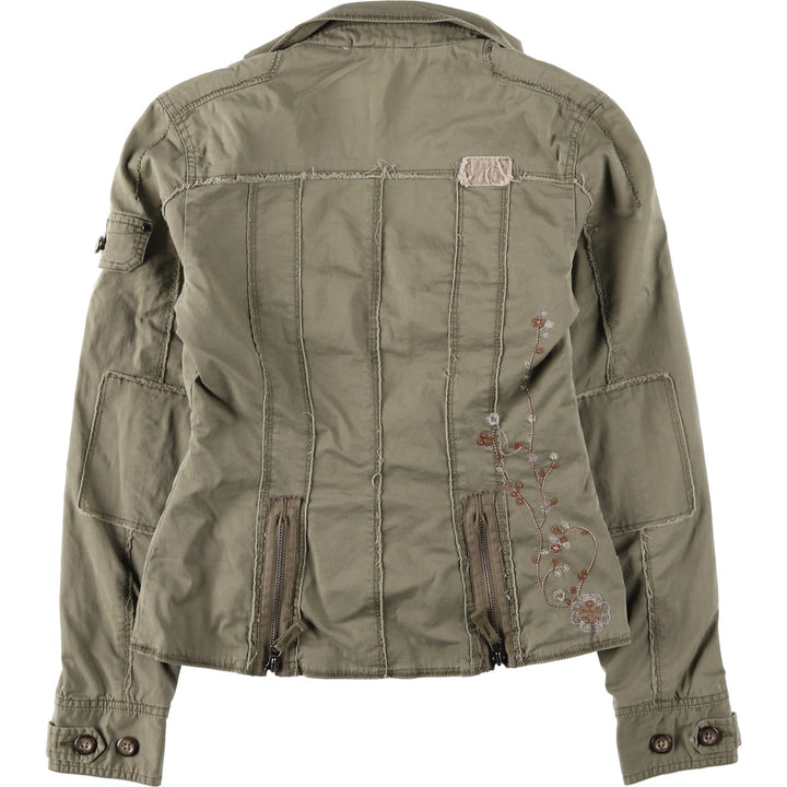 Triple Five Soul Cotton Jacket (Women's Size S) cotton Khaki type Vintage Second Hand