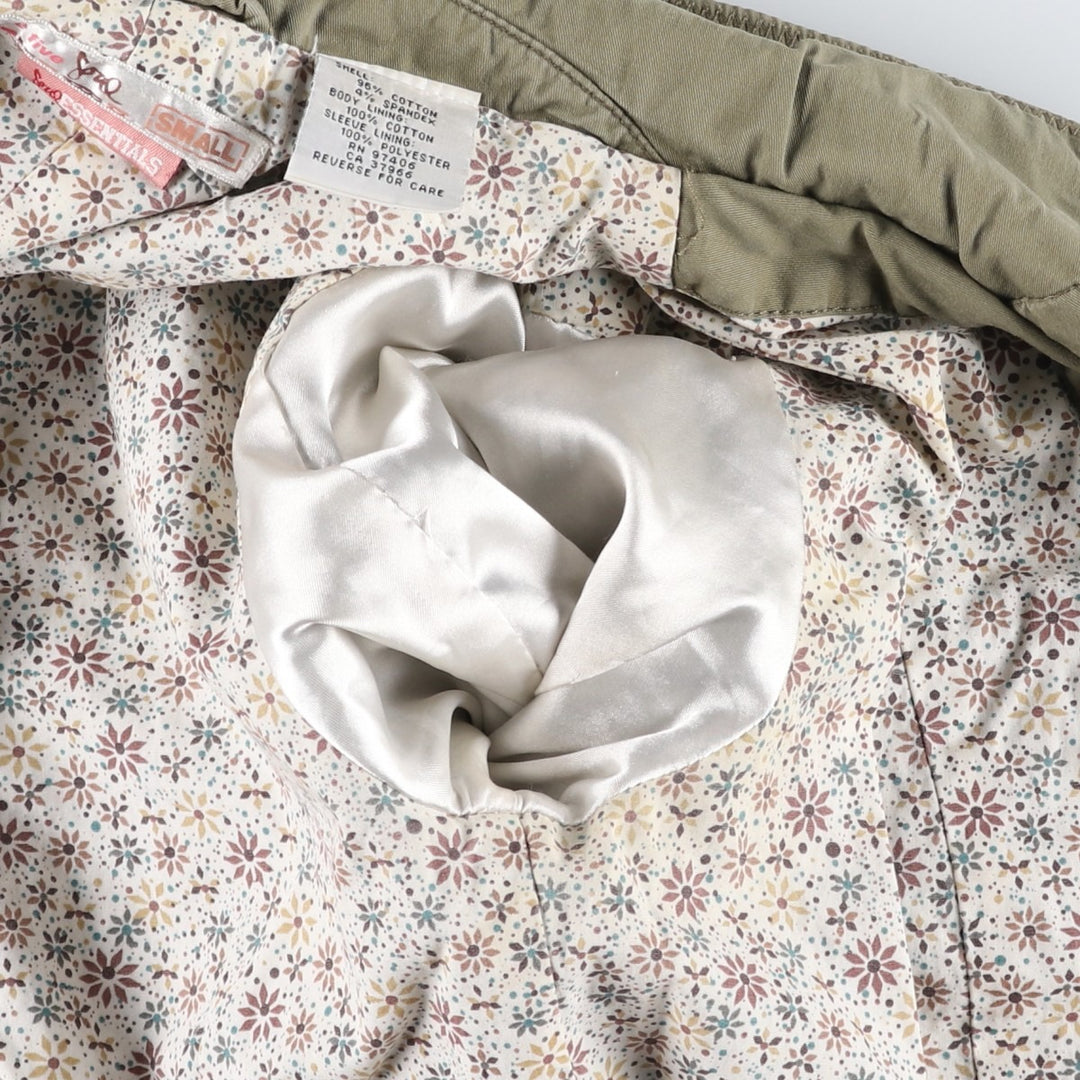 Triple Five Soul Cotton Jacket (Women's Size S) cotton Khaki type Vintage Second Hand