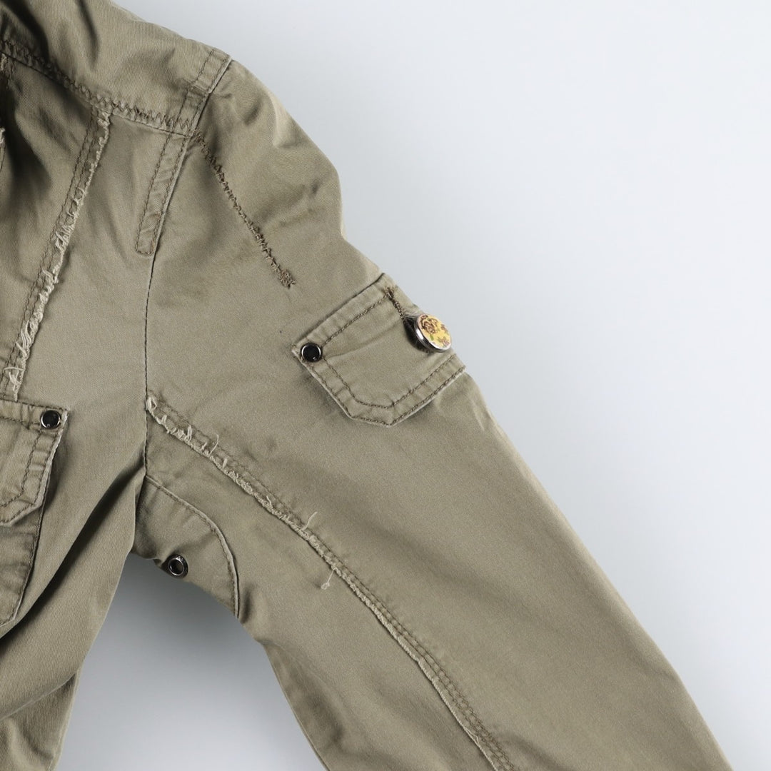 Triple Five Soul Cotton Jacket (Women's Size S) cotton Khaki type Vintage Second Hand