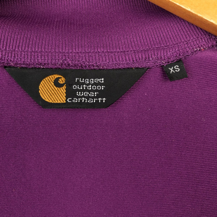 Carhartt Track Jacket, Women's Size XS polyester purple type Vintage Second Hand