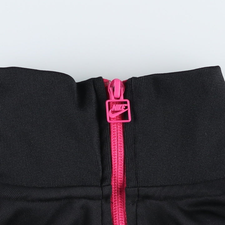Nike track jacket, women's size M (equivalent to size M) polyester black type Vintage Second Hand