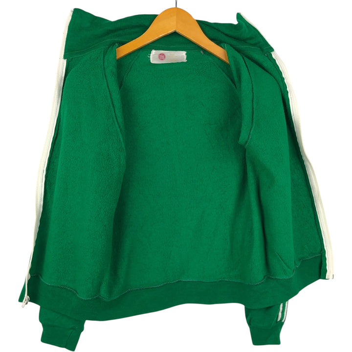 1970'S Sears KINGS ROAD Jersey Track Jacket, Men's Size S (approx.), Vintage acrylic green type Vintage Second Hand
