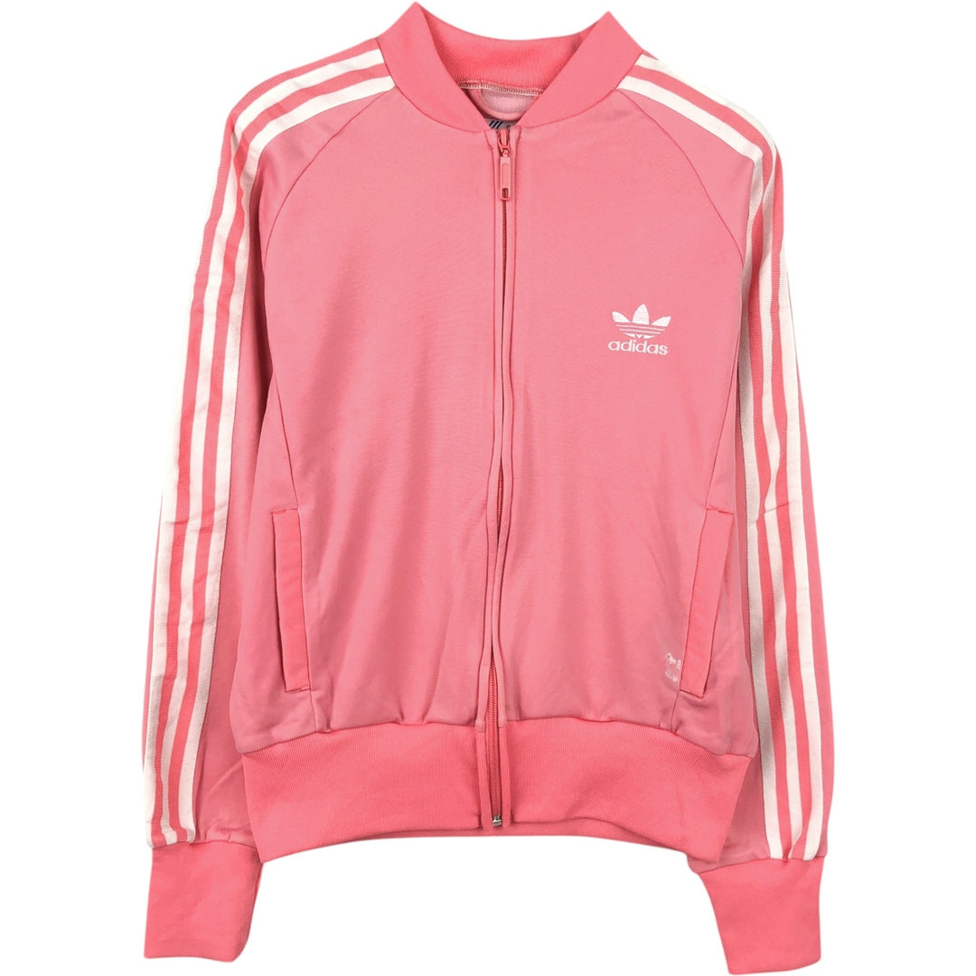 2000'S Adidas Originals Track Jacket, Women's Size M (approx.) Nylon pink type Vintage Second Hand