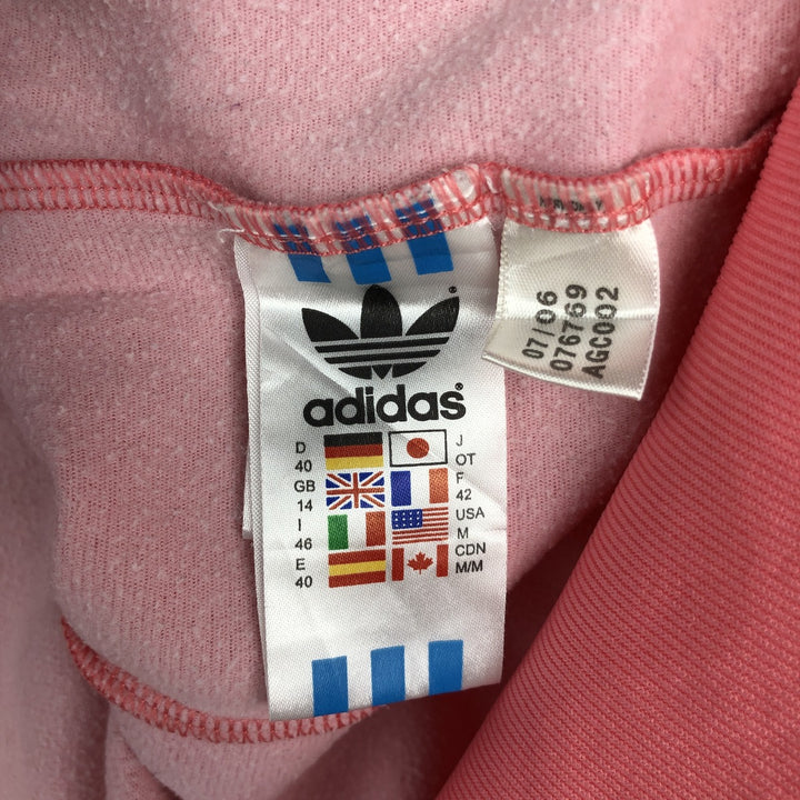 2000'S Adidas Originals Track Jacket, Women's Size M (approx.) Nylon pink type Vintage Second Hand
