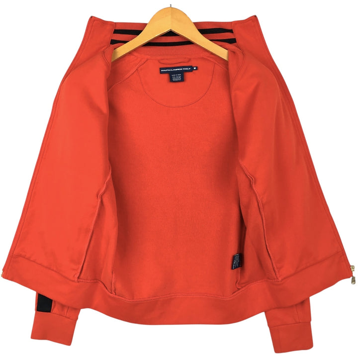 Ralph Lauren RALPH LAUREN GOLF Jersey Track Jacket, Women's Size M (approx.) cotton orange type Vintage Second Hand