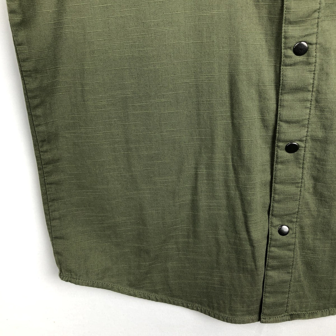 THEREABOUTS Long-Sleeve Cotton Shirt, Women's Size M (approx.) cotton Khaki type Vintage Second Hand
