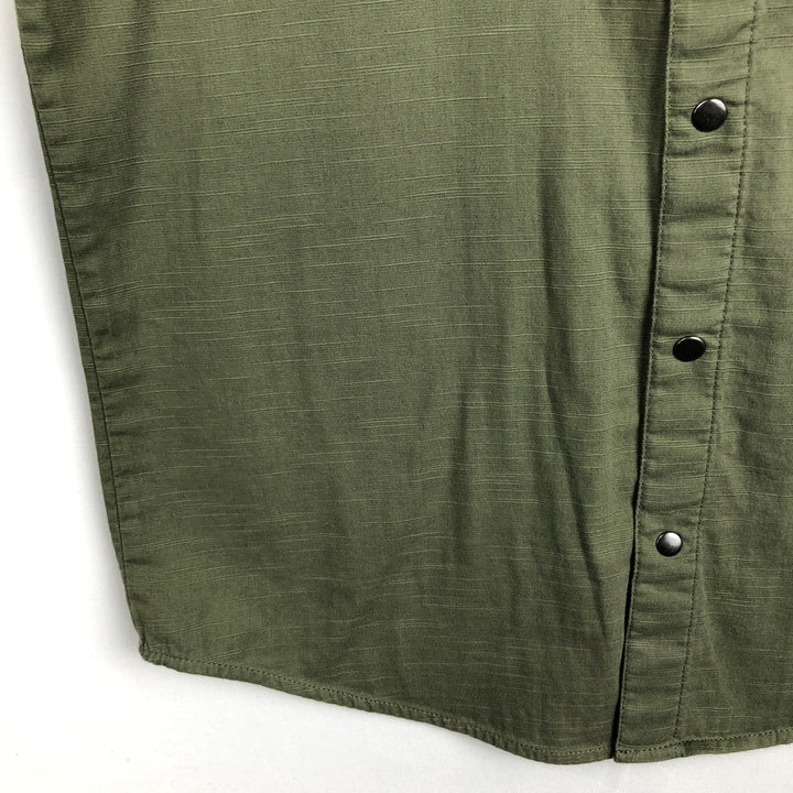 THEREABOUTS Long-Sleeve Cotton Shirt, Women's Size M (approx.) cotton Khaki type Vintage Second Hand