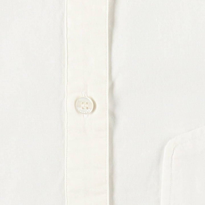 Lacoste long-sleeved cotton shirt, women's size L (approx.) cotton white type Vintage Second Hand