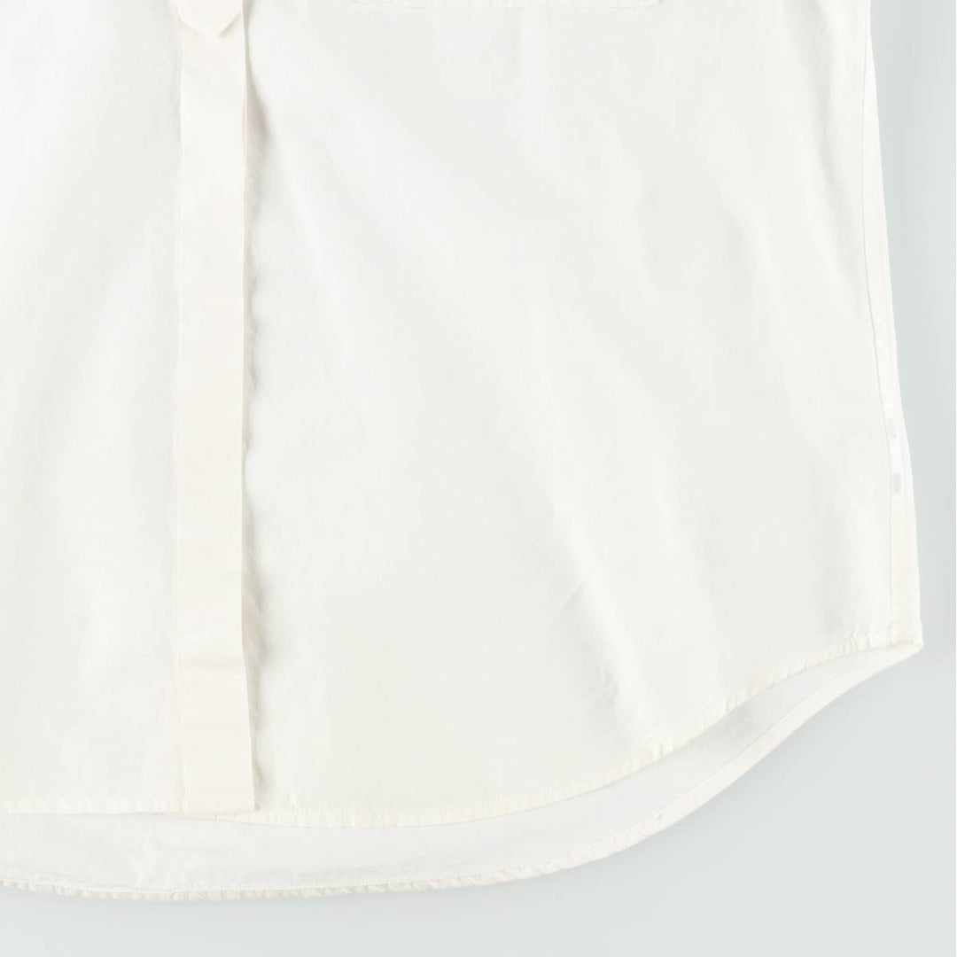 Lacoste long-sleeved cotton shirt, women's size L (approx.) cotton white type Vintage Second Hand
