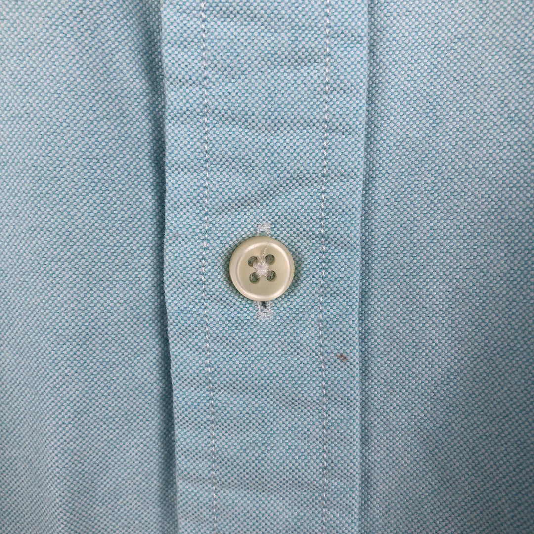 Ralph Lauren CUSTOM FIT long sleeve button down shirt, women's size L cotton Blue type light blue Vintage Second Hand