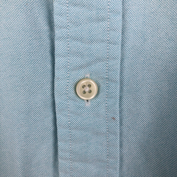 Ralph Lauren CUSTOM FIT long sleeve button down shirt, women's size L cotton Blue type light blue Vintage Second Hand