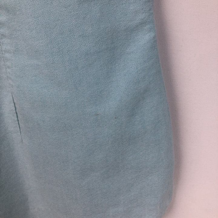 Ralph Lauren CUSTOM FIT long sleeve button down shirt, women's size L cotton Blue type light blue Vintage Second Hand