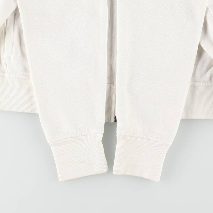 Ralph Lauren RALPH LAUREN SPORT Full-Zip Sweatshirt, Women's Size XL (approx.) cotton pale white type Vintage Second Hand