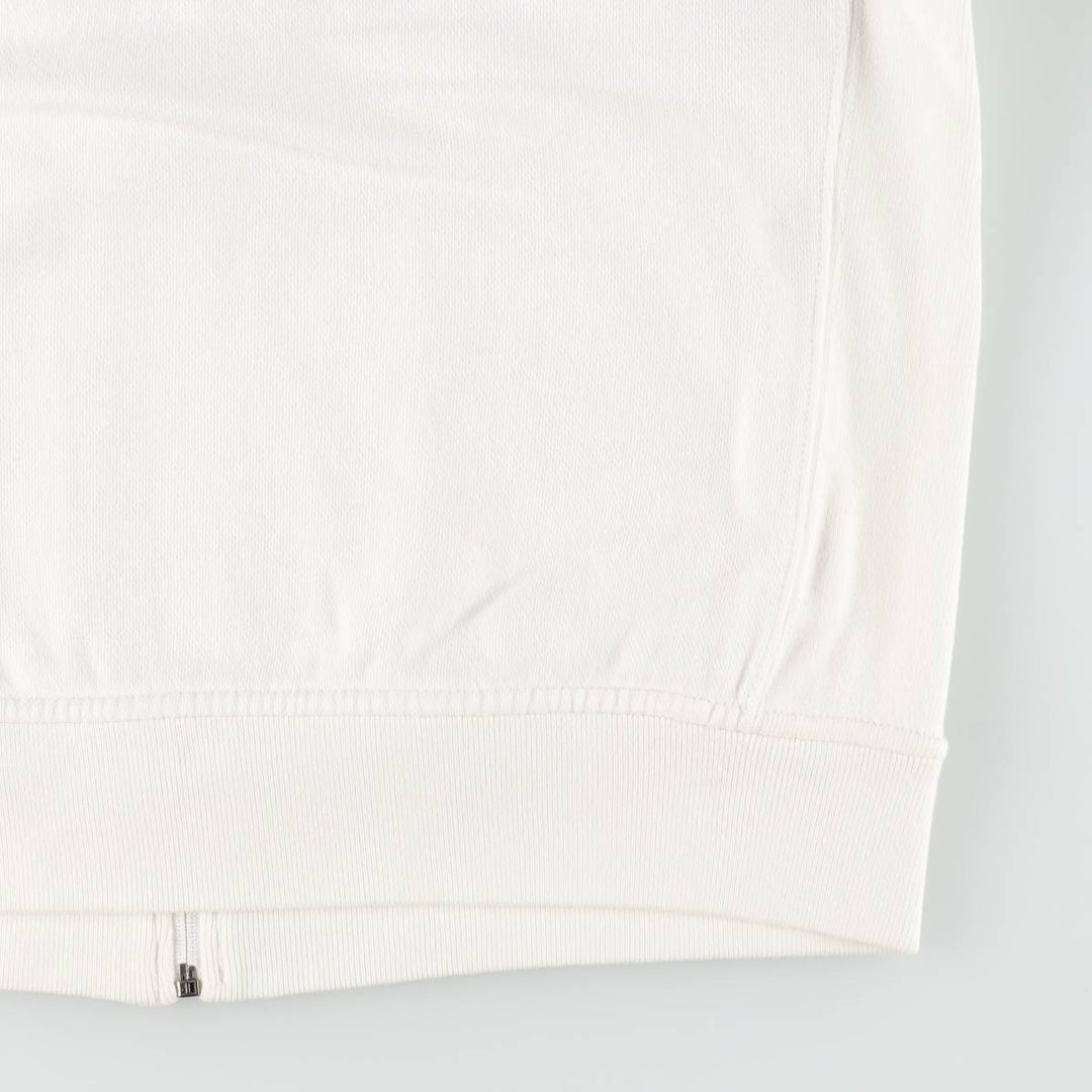 Ralph Lauren RALPH LAUREN SPORT Full-Zip Sweatshirt, Women's Size XL (approx.) cotton pale white type Vintage Second Hand