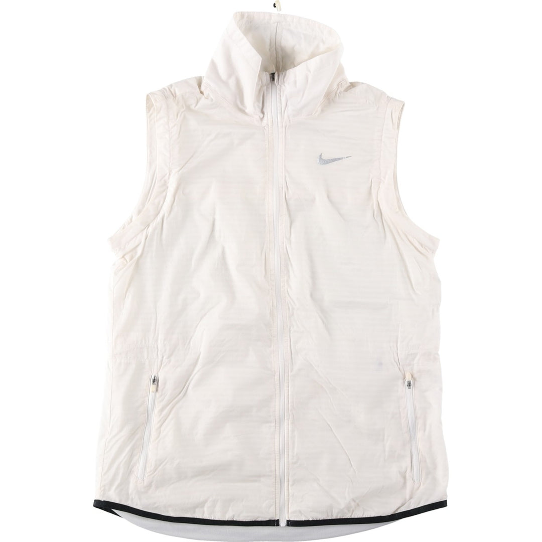 Nike Golf Nylon Vest, Women's Size M (approx.) Nylon white type Vintage Second Hand