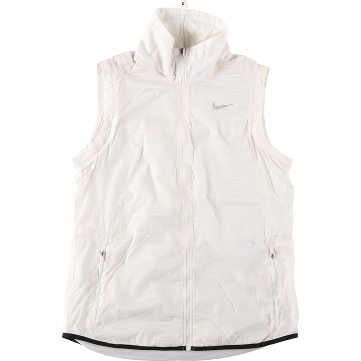 Nike Golf Nylon Vest, Women's Size M (approx.) Nylon white type Vintage Second Hand