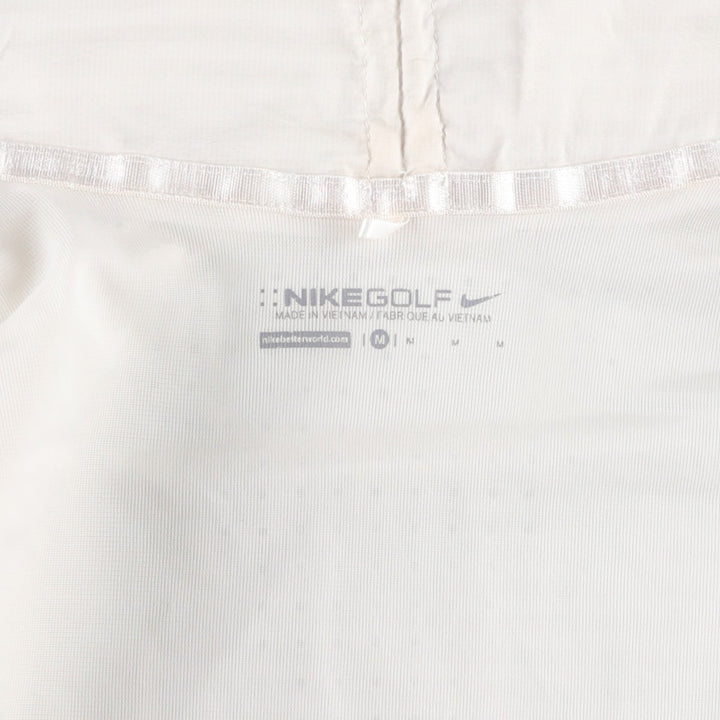 Nike Golf Nylon Vest, Women's Size M (approx.) Nylon white type Vintage Second Hand