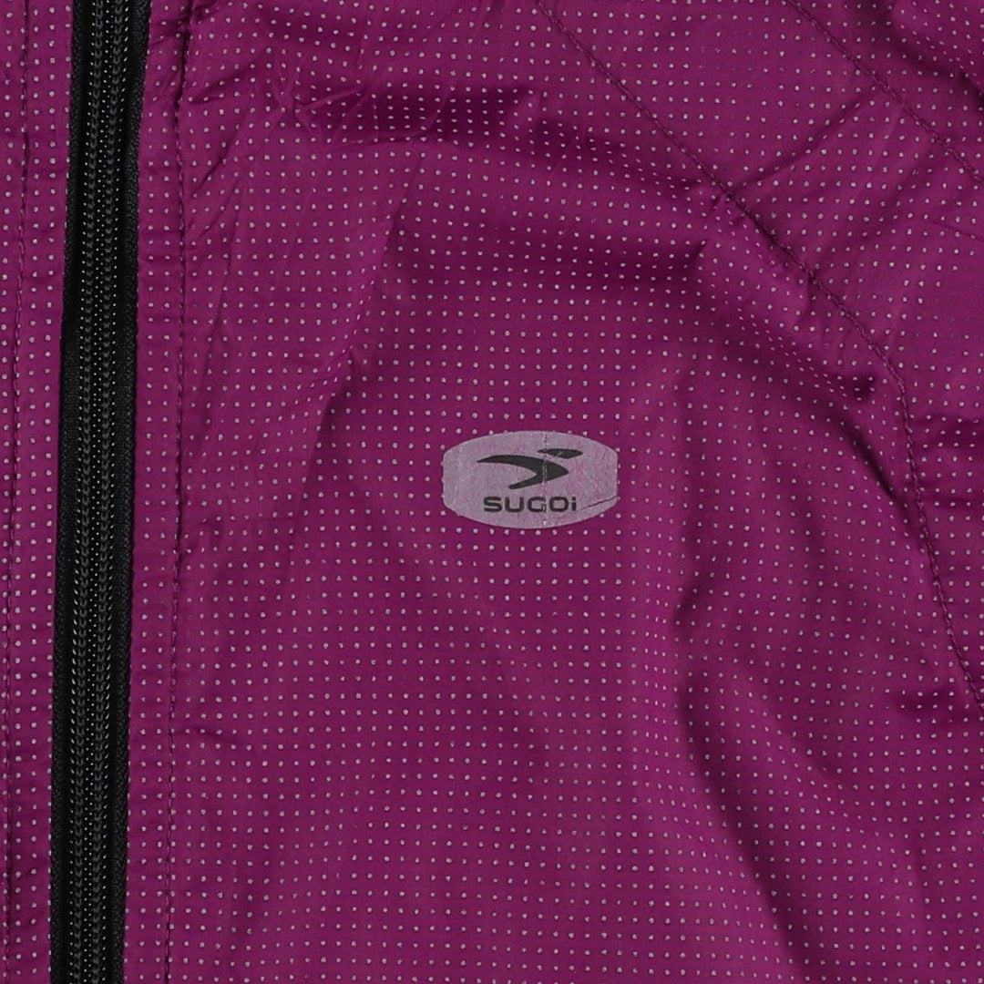 SUGOi Dot Pattern Warm-up Vest, Women's Size S (equivalent) polyester purple type Vintage Second Hand