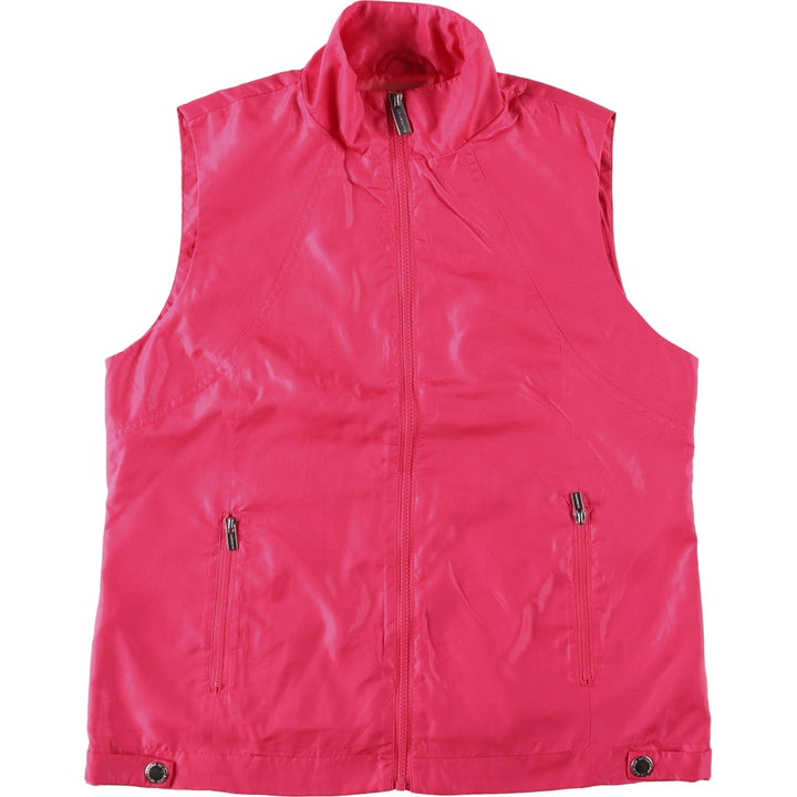Liz Claiborne Warm-up Vest, Women's Size M polyester pink type Vintage Second Hand