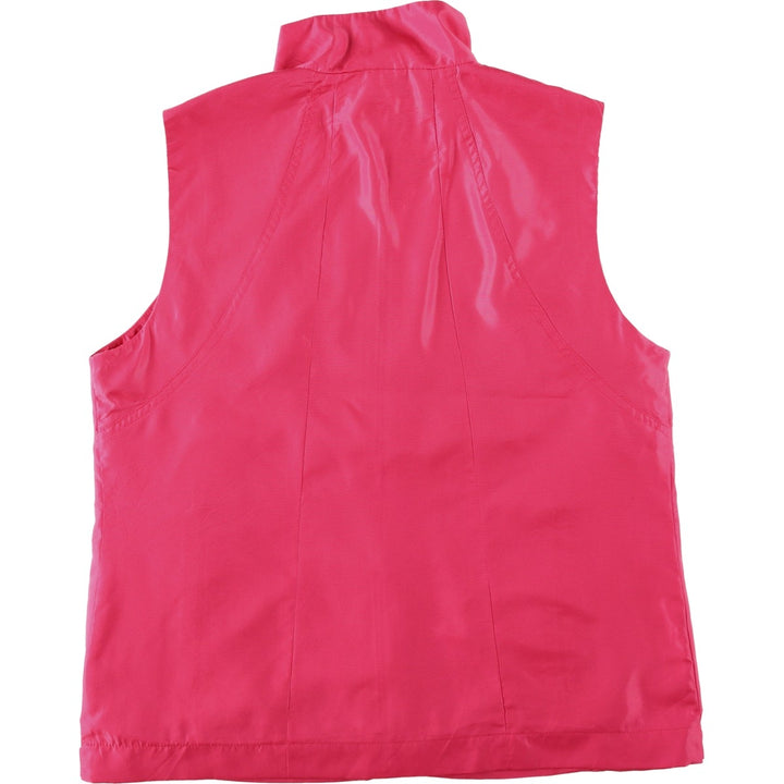 Liz Claiborne Warm-up Vest, Women's Size M polyester pink type Vintage Second Hand