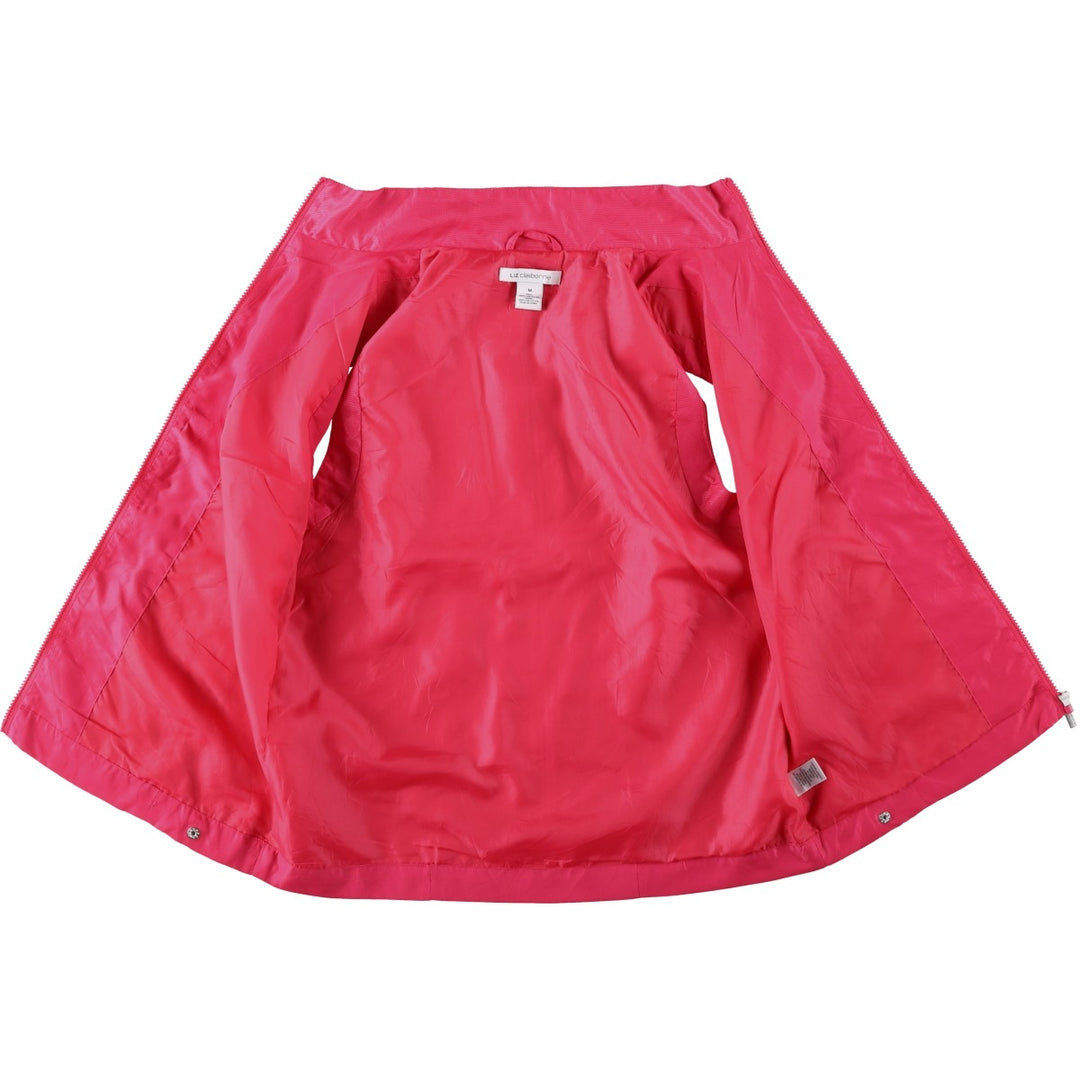 Liz Claiborne Warm-up Vest, Women's Size M polyester pink type Vintage Second Hand