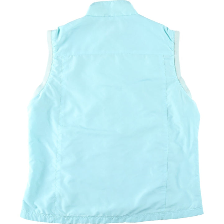PAGE AND TUTTLE Warm-up Vest, Women's Size L (approx.) polyester Blue type light blue Vintage Second Hand