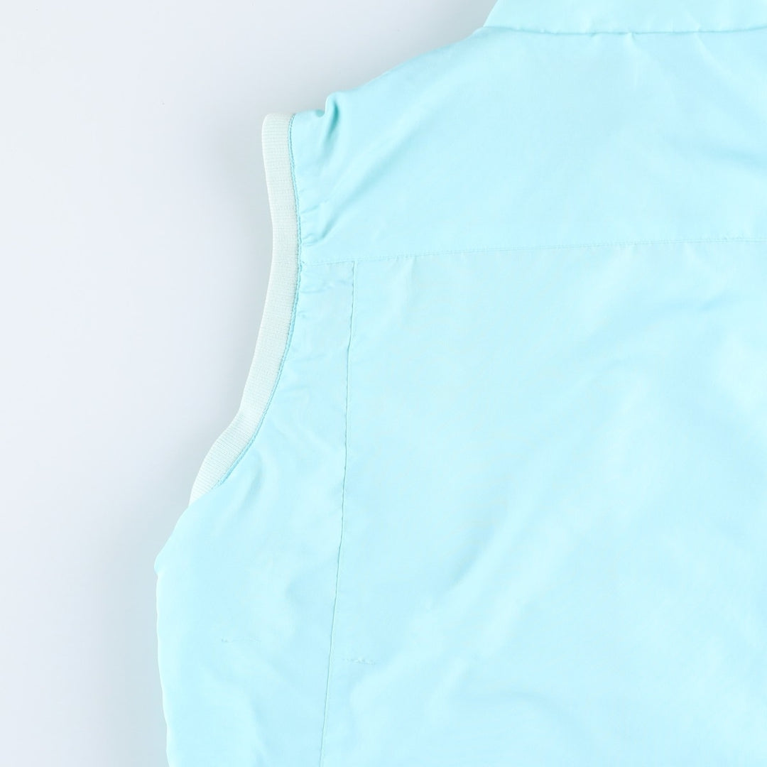 PAGE AND TUTTLE Warm-up Vest, Women's Size L (approx.) polyester Blue type light blue Vintage Second Hand